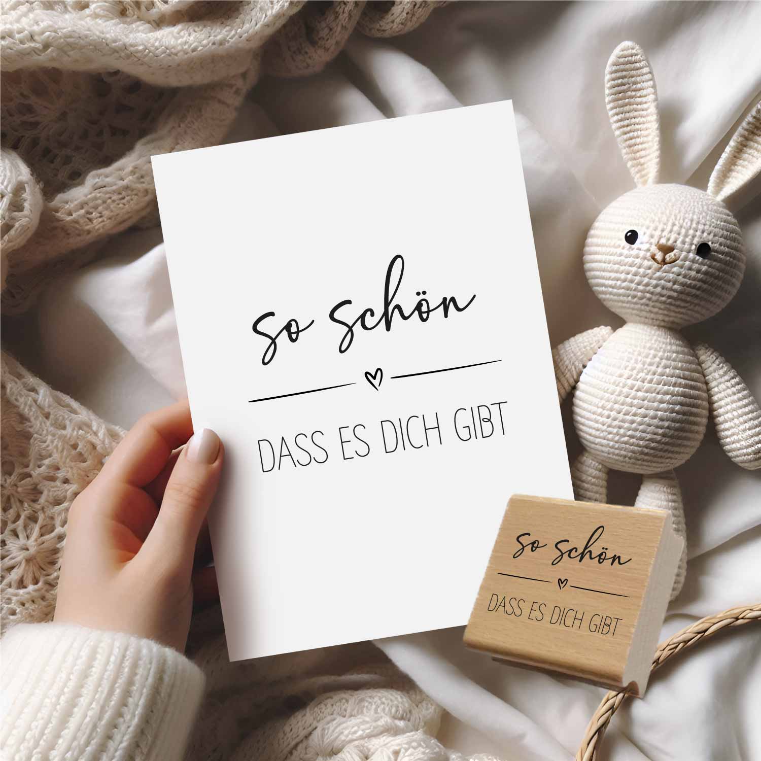 Stempel - So schön, dass es dich gibt