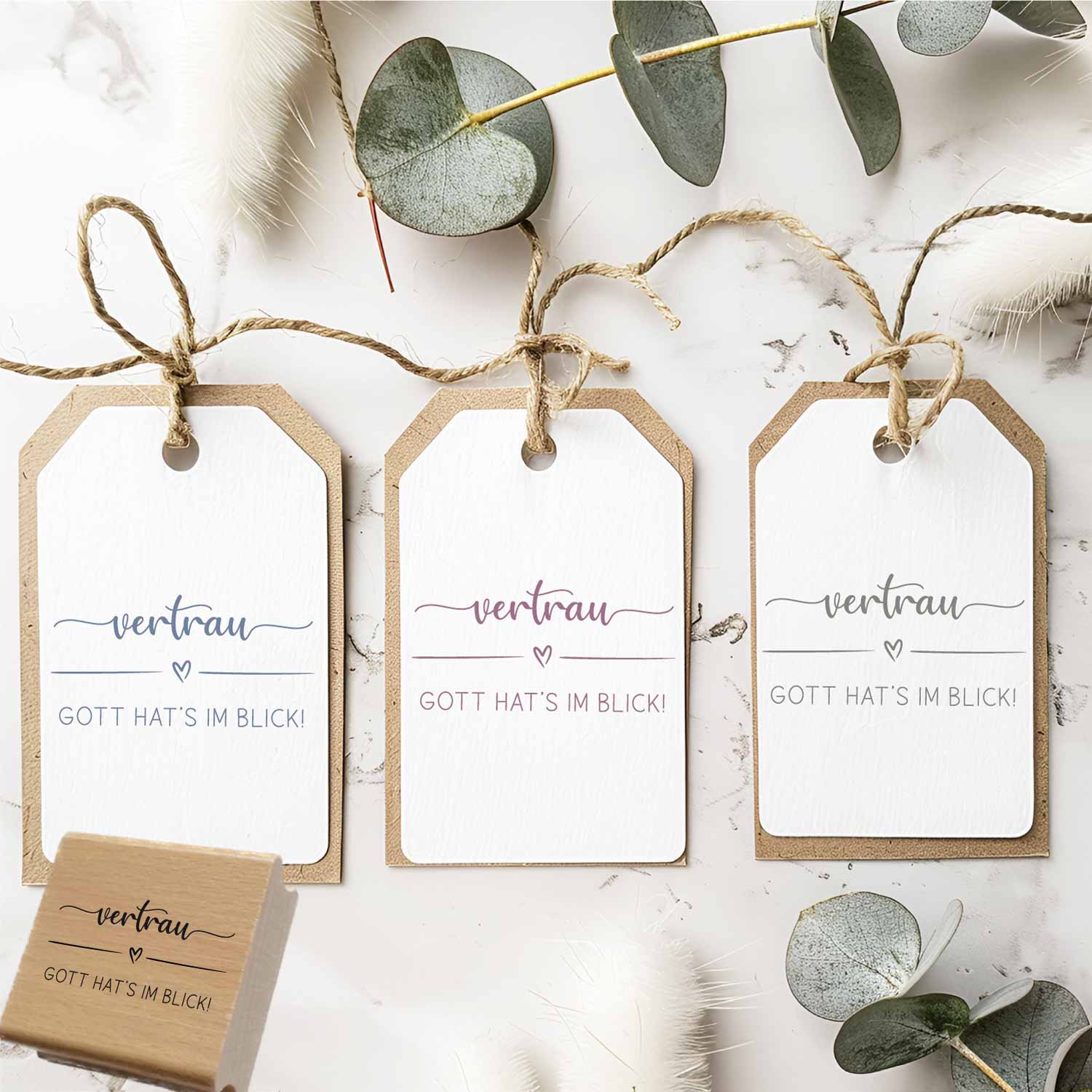 Stempel - Vertrau | Gott hat´s im Blick