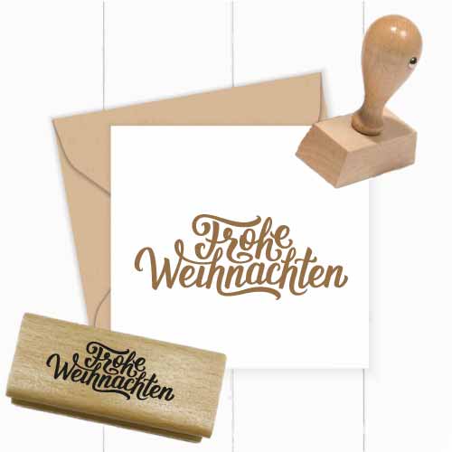 Stempel „Frohe Weihnachten“ - ST0116