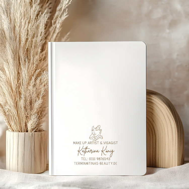 Personalisierter Stempel "Katharina" für Visagist, Make-up Artist, Kosmetik mit E-Mail & Telefon