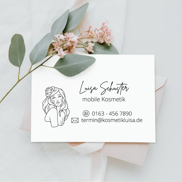 Mit Liebe gestempelt: Dein personalisierter Business-Stempel für Unternehmen & Kosmetik | Hochwertiger Holzstempel, Stempelklötzchen oder Selbstfärber | Individueller Adressstempel