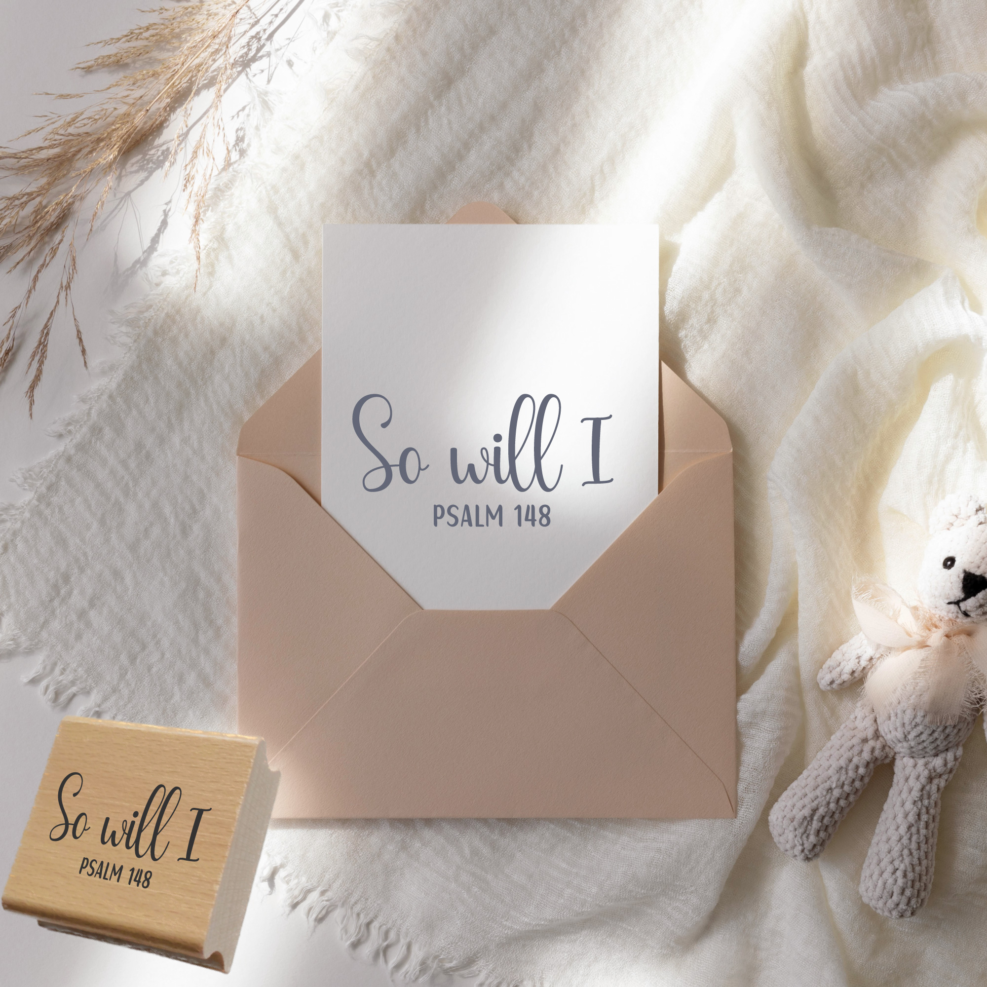 Stempel Psalm 148 • So will I Christlicher Lobpreis- & Bekenntnisstempel