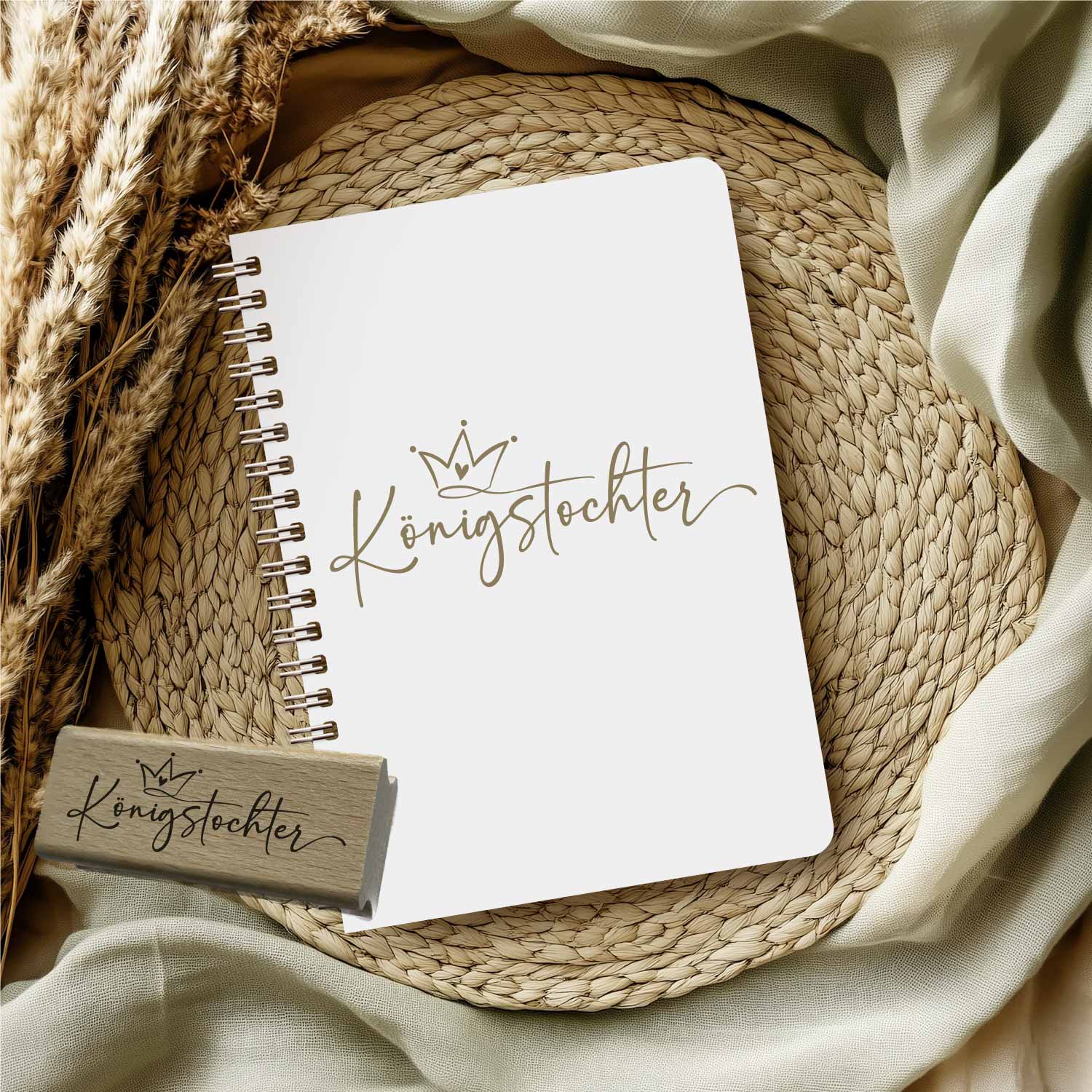 Stempel Königstochter | Christlicher Motivstempel Kind Gottes | für Taufe, Konfirmation & Glaube