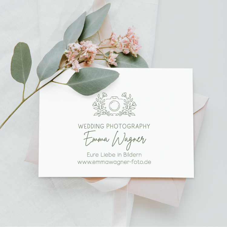 Personalisierter Fotografen Stempel "Emma"