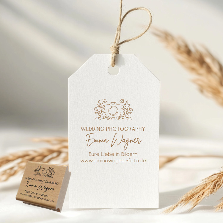 Personalisierter Fotografen Stempel "Emma"