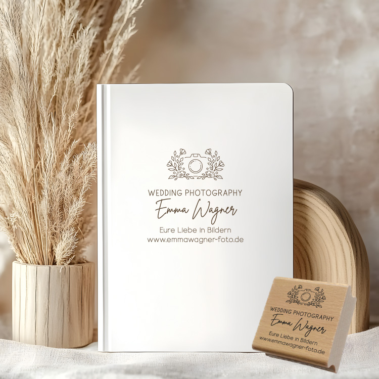 Personalisierter Fotografen Stempel "Emma"