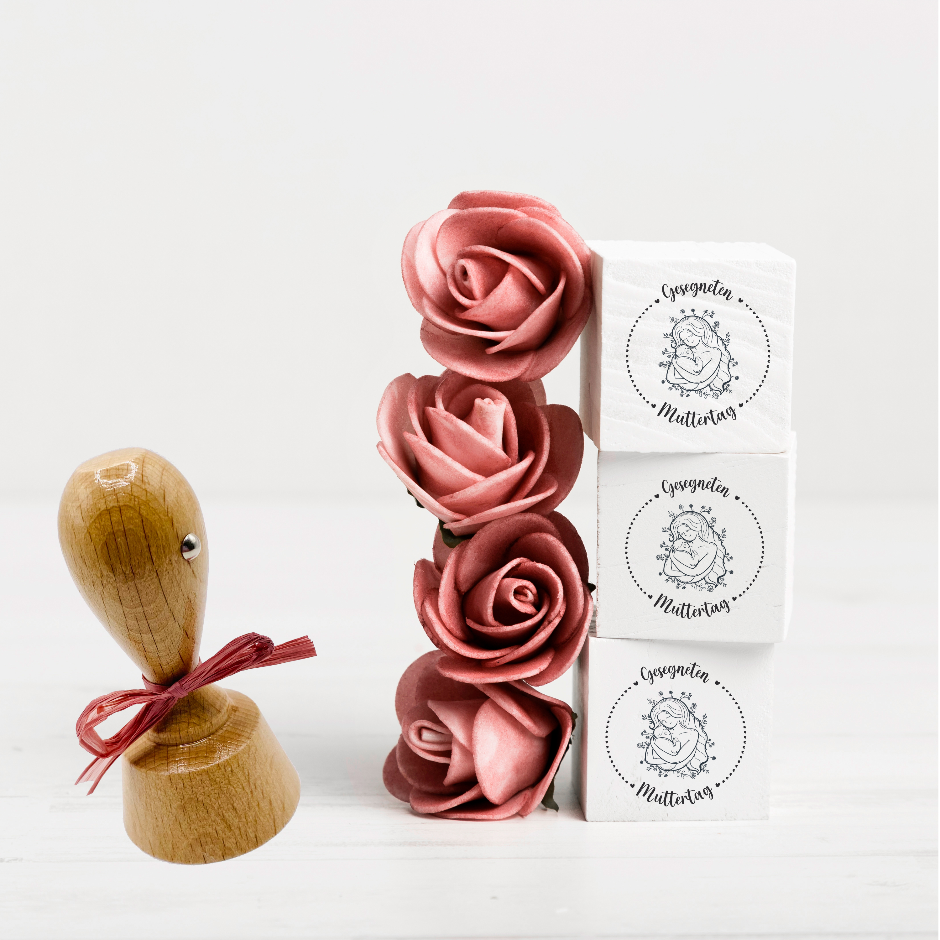 Muttertag Stempel mit Gesegneten Muttertag Motiv