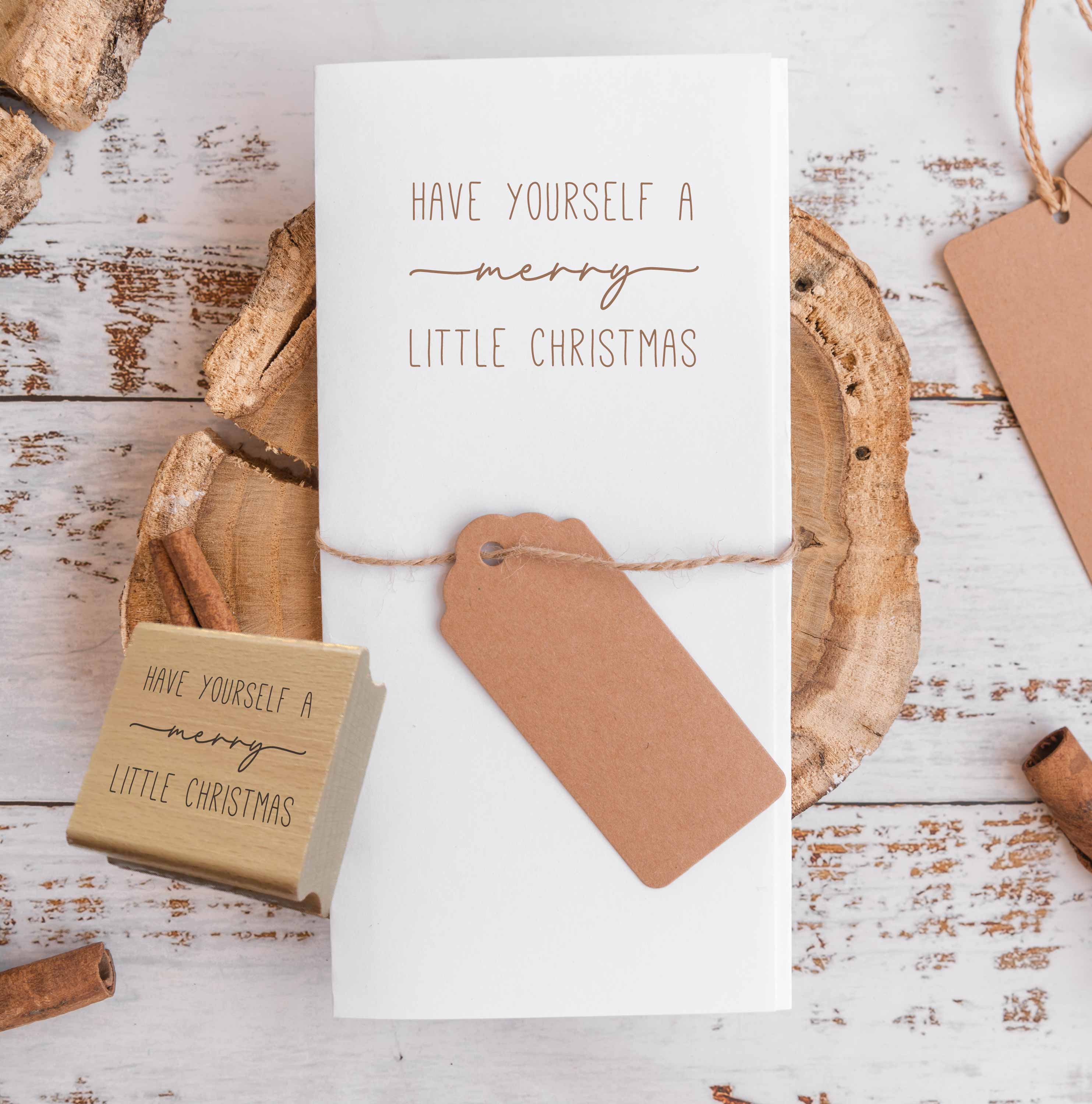 Weihnachtsstempel „Have Yourself a Merry Little Christmas“