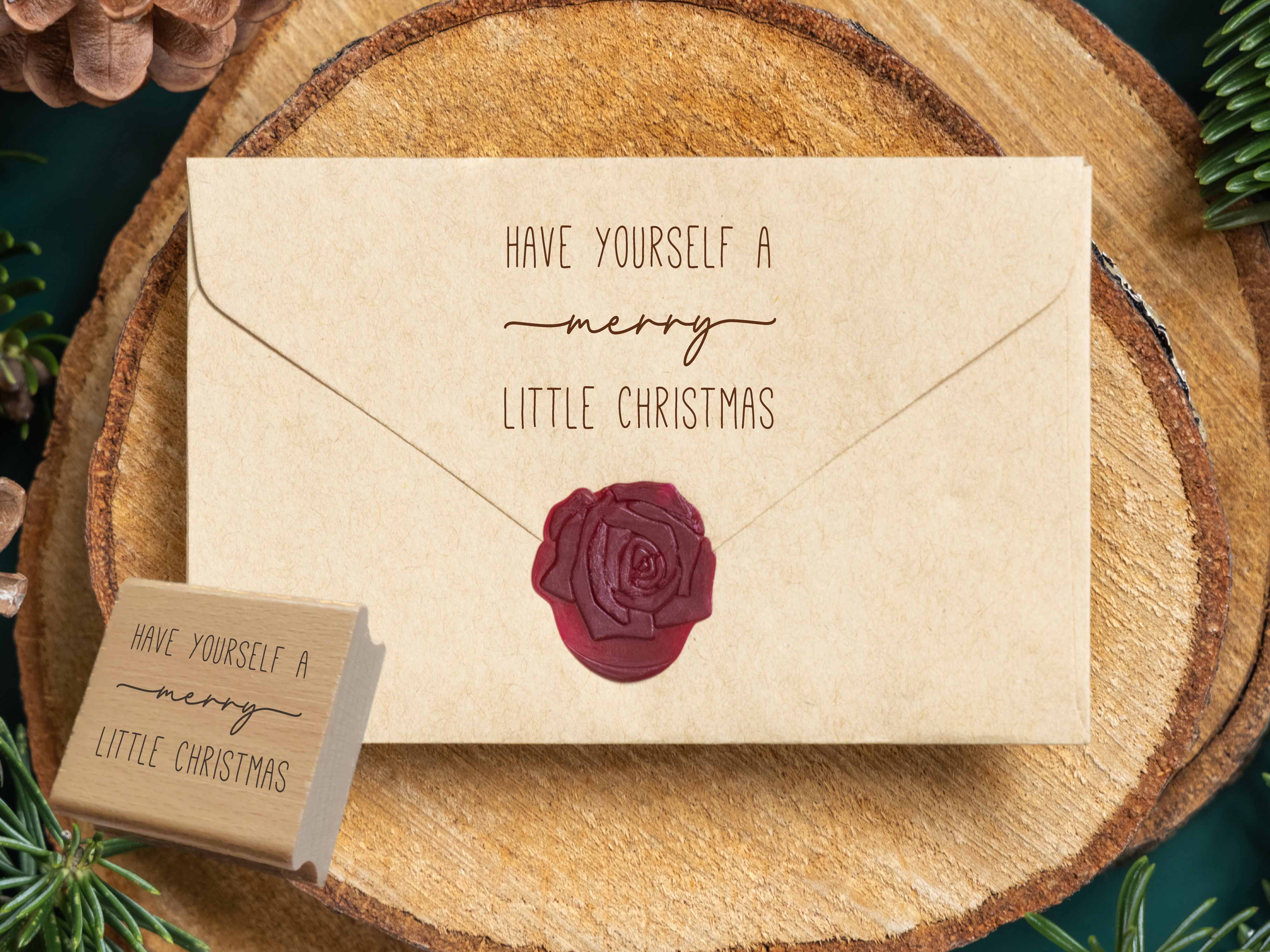 Weihnachtsstempel „Have Yourself a Merry Little Christmas“