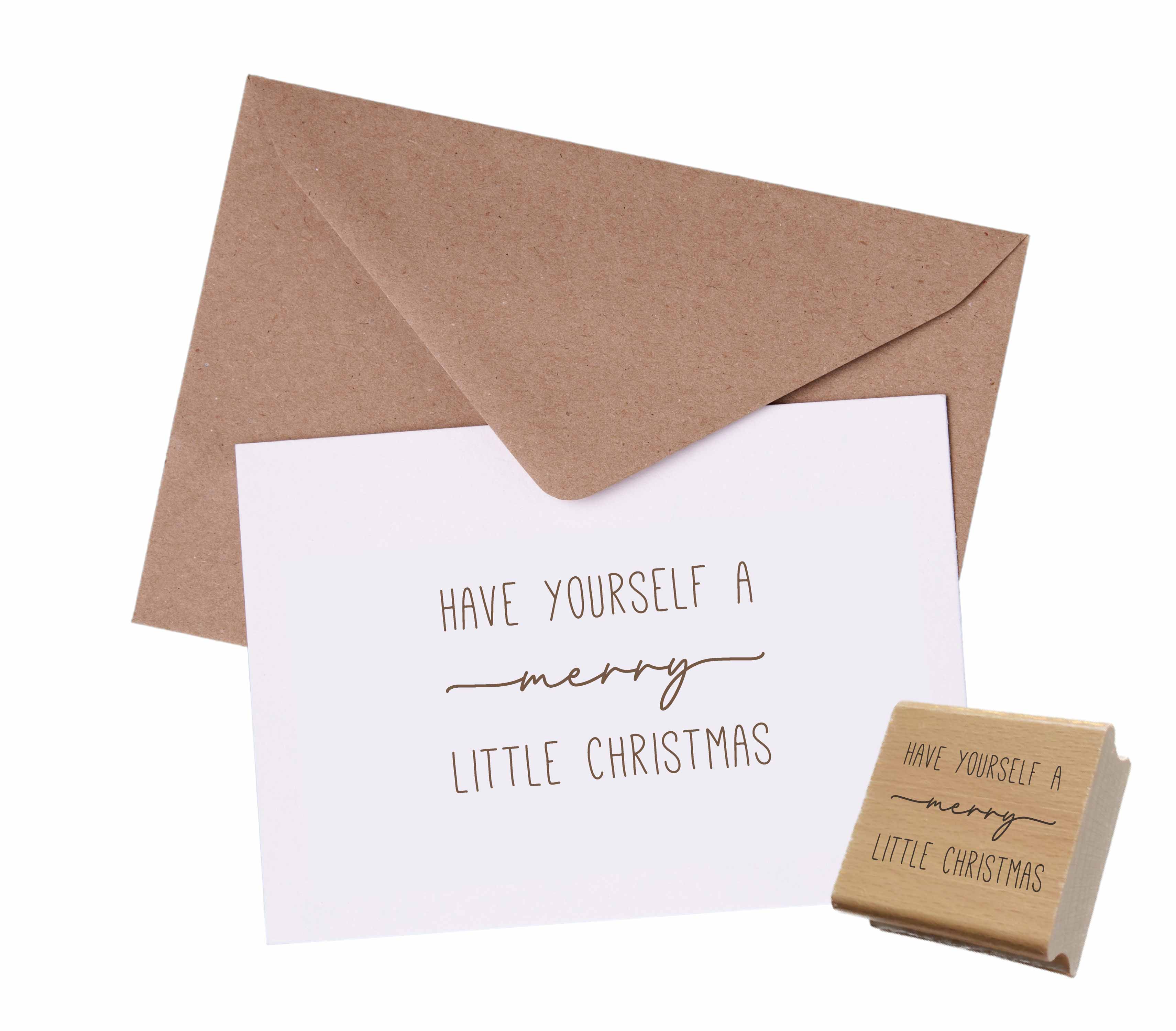 Weihnachtsstempel „Have Yourself a Merry Little Christmas“