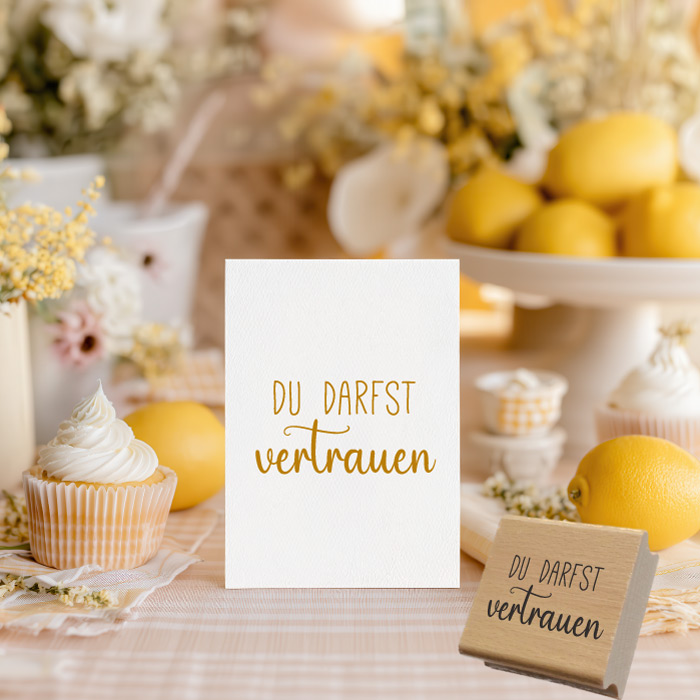 Stempel mit liebem Segensspruch – 10 Motive zur Auswahl