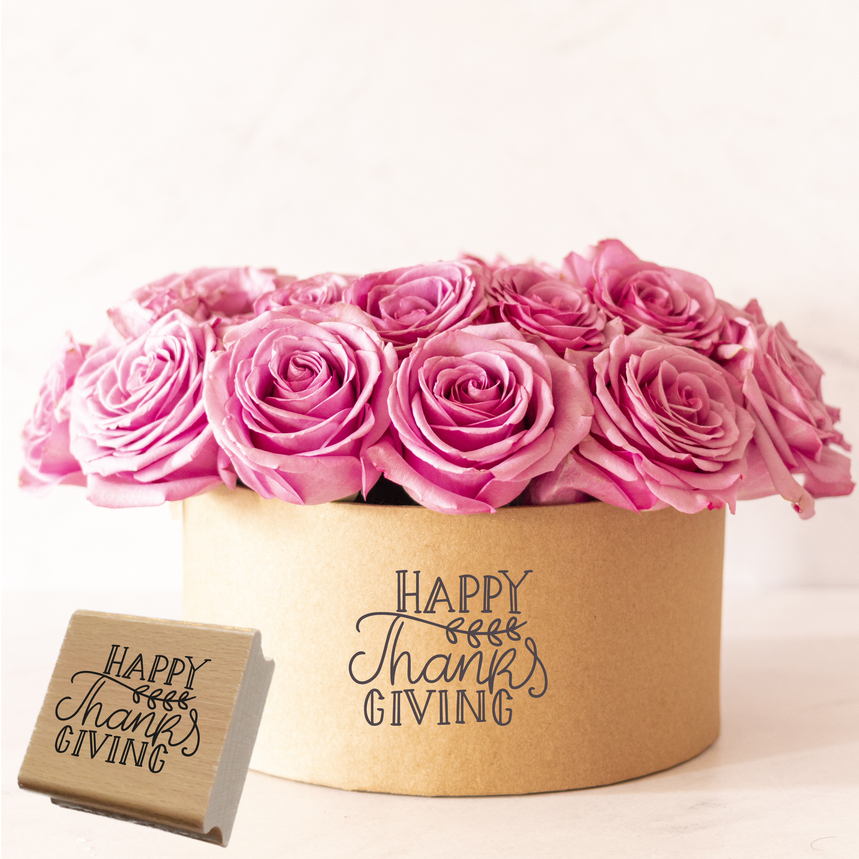Thanksgiving Stempel „Happy Thanksgiving“ | Schriftstempel 4–10 cm