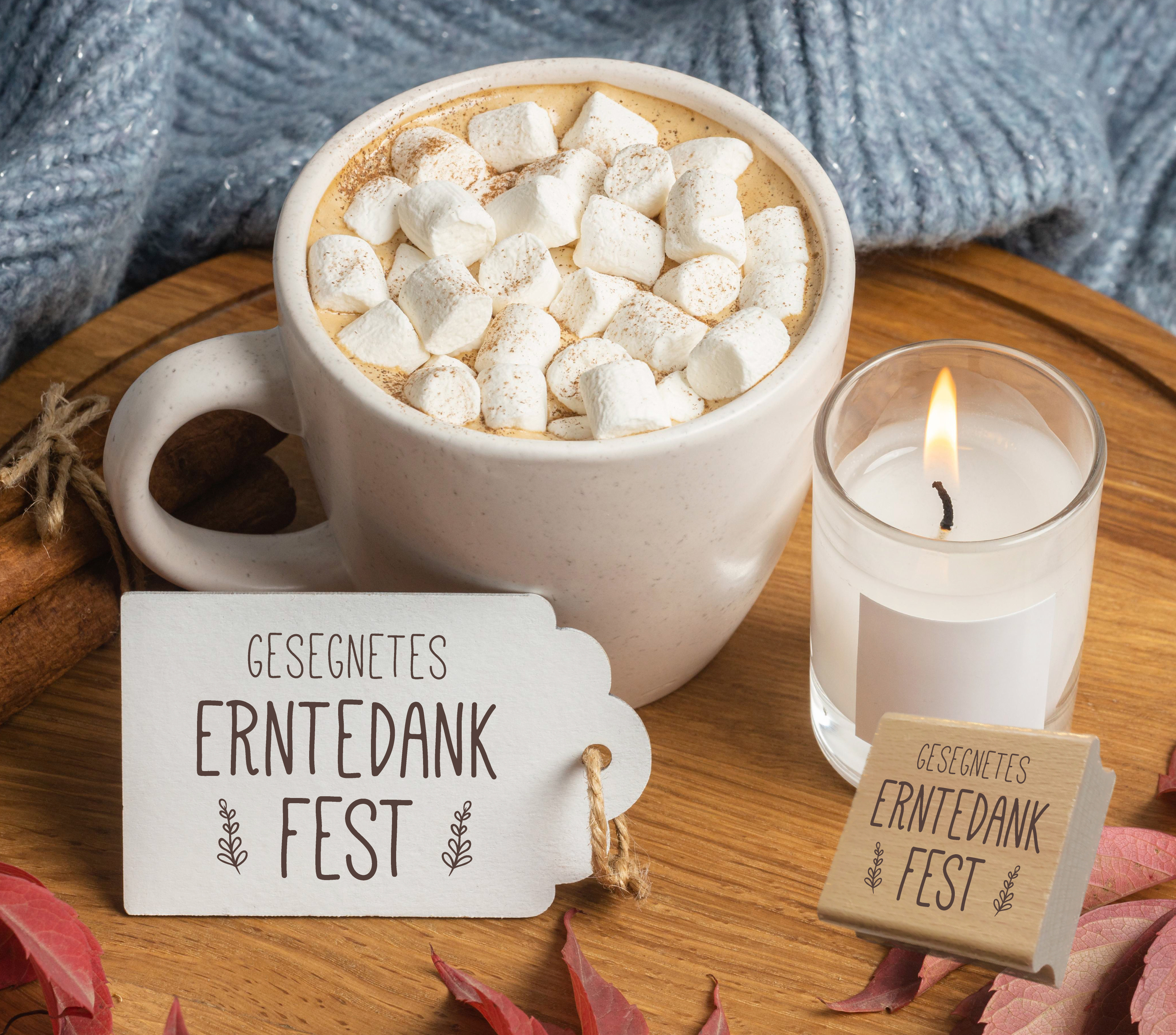 Erntedank Stempel „Gesegnetes Erntedankfest“ | 4–10 cm